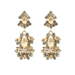 Bohemian style earrings with Zirconia