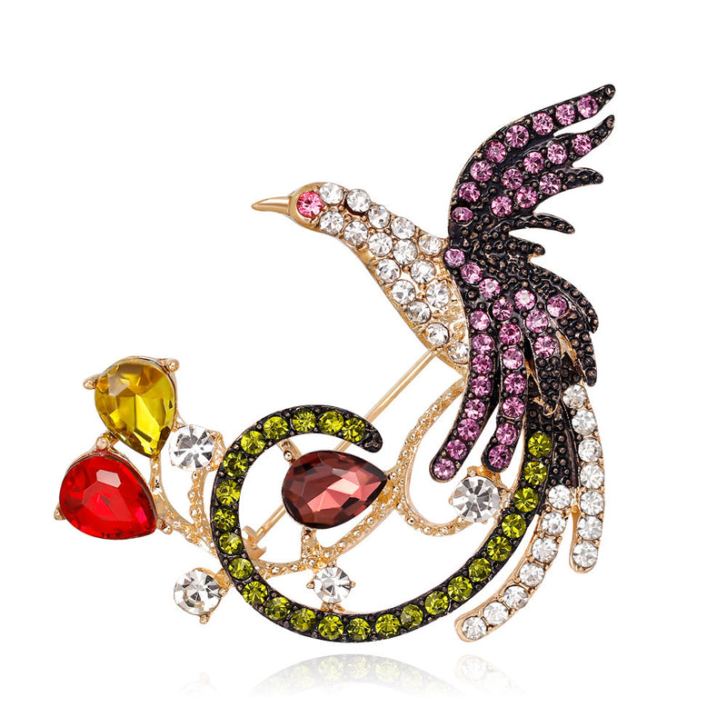 Fashion broaches Hummingbird or Phoenix