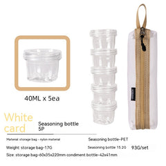 Outdoor stacking BBQ Seasoning Bottle Set