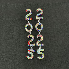 2025 Rhinestone Pendant Earrings