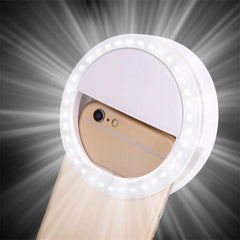 Selfie Lamp Ring Clip