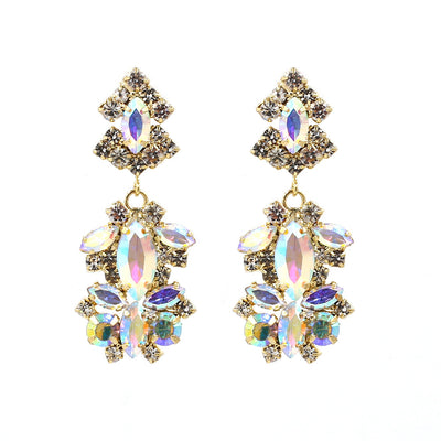 Bohemian style earrings with Zirconia