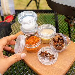 Outdoor stacking BBQ Seasoning Bottle Set