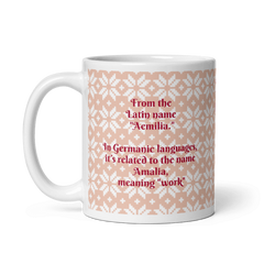 Amelia Fancy Holiday mug