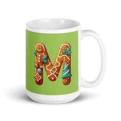 Matthew Gingerbread Mug with White Handle