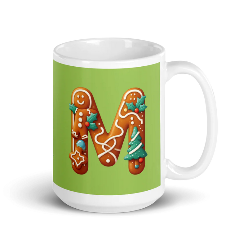 Matthew Gingerbread Mug with White Handle