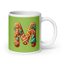 Matthew Gingerbread Mug with White Handle