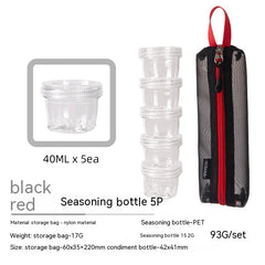 Outdoor stacking BBQ Seasoning Bottle Set