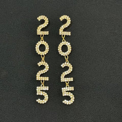 2025 Rhinestone Pendant Earrings