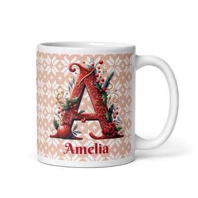 Amelia Fancy Holiday mug