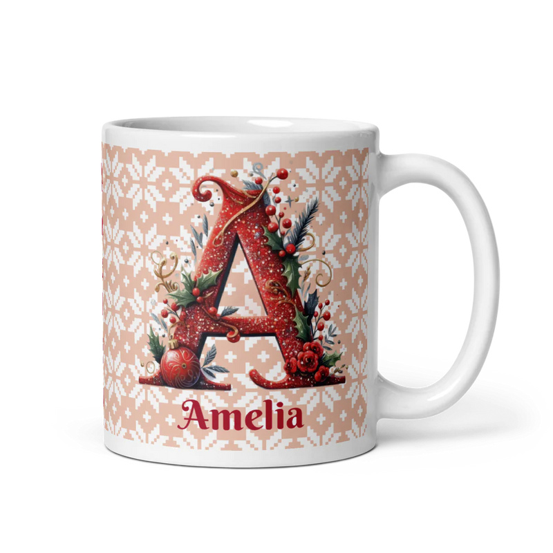 Amelia Fancy Holiday mug