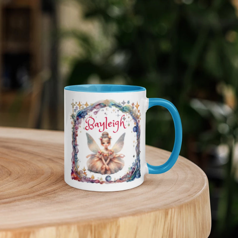 Bayleigh fairy mug with name meaning